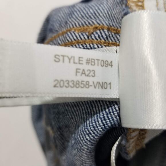 J Crew Jeans Womens 28 Bootcut Mid Rise Flare Crop Button Fly Dark Wash - Picture 6 of 11